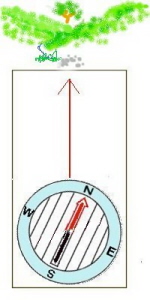 aligning the compass