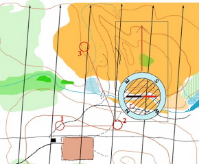 first map and compass example