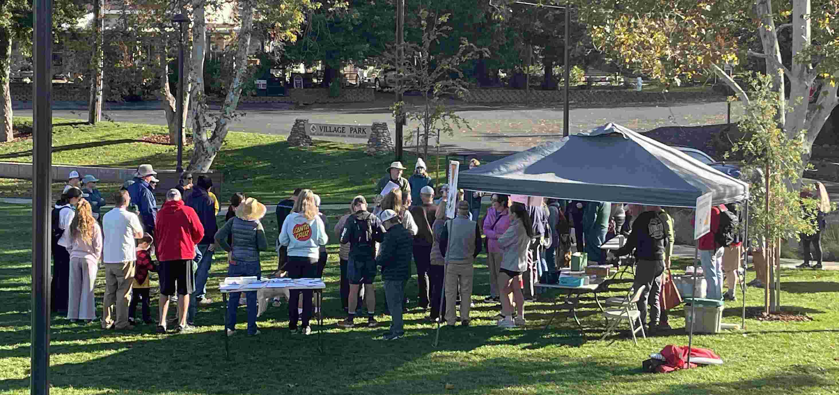 Fair Oaks Street Orienteering start